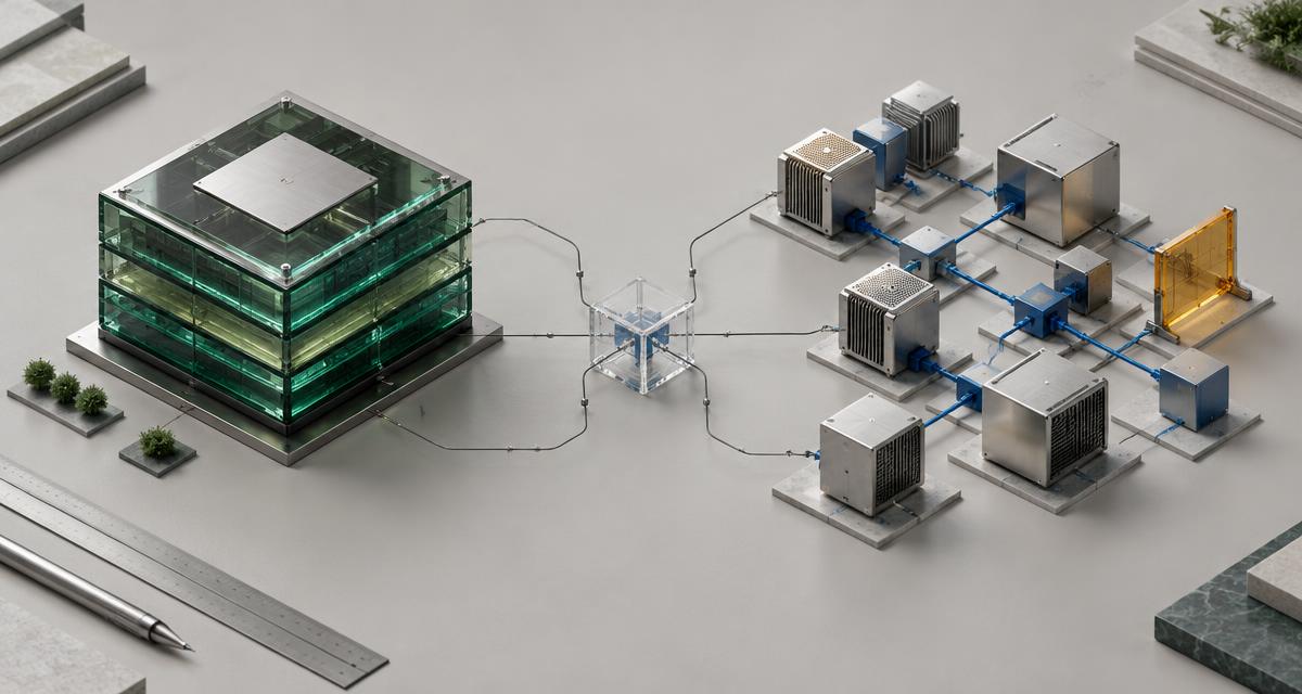 A managed platform and a configurable enterprise agent architecture connected through a shared integration junction
